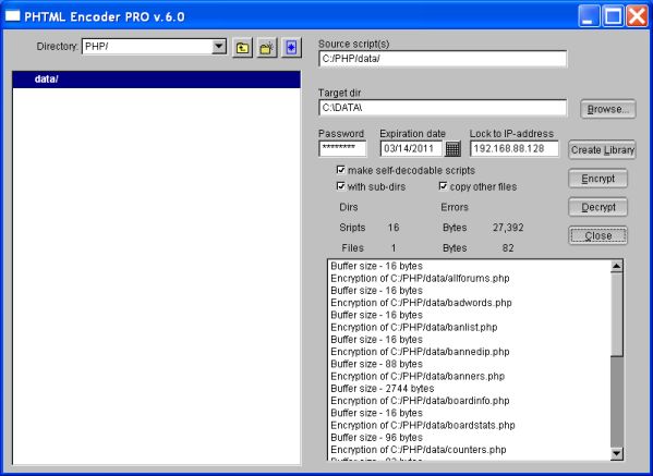 PHTML Encoder 6.1
