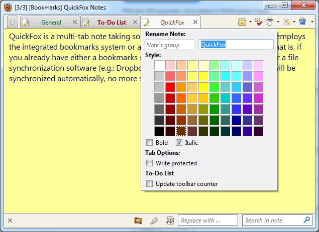 QuickFox Notes 2.6 B