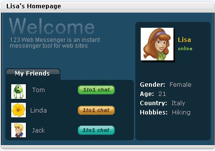 123 Web Messenger Server 2.5