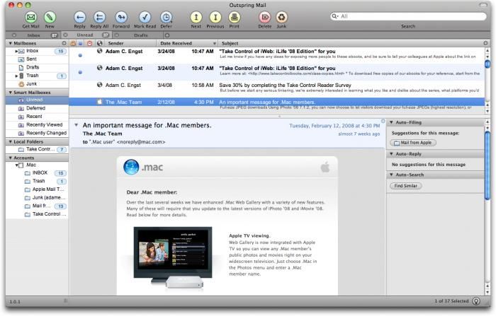 Outspring Mail 1.1.2