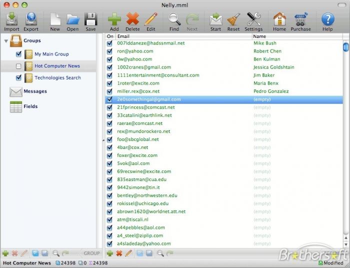 Mac Mass Mailer for Panther 3.8