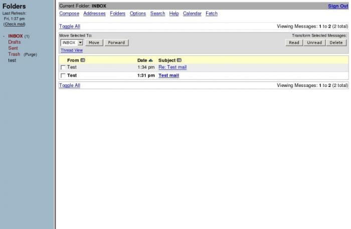 SquirrelMail 1.4.20 RC 2
