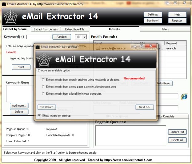 eMail Ripper 2.5