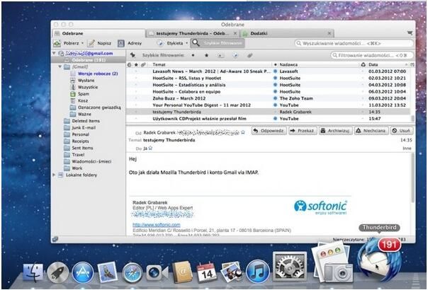 Mozilla Thunderbird For Mac  45.7.1 www.qinpinchang.com