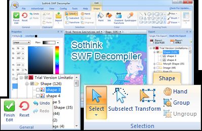 Sothink SWF Decompiler 7.4 Build 5320