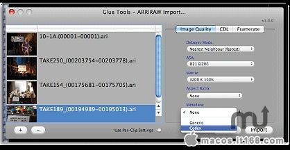 ARRIRAW Toolkit for Final Cut Studio 1.5 Build 2380