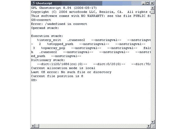GPL Ghostscript 8.70