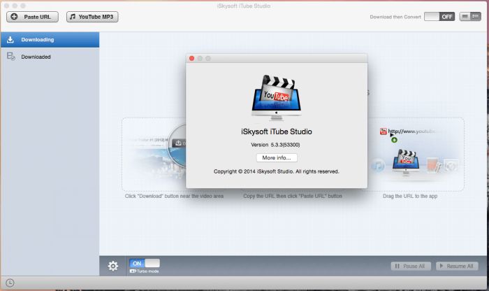 iSkysoft iTube for Mac 1.2.1.1