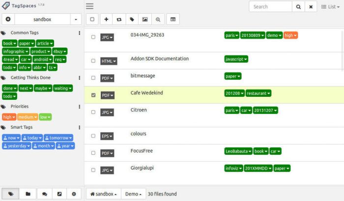 TagSpaces For Mac x64 2.0.4