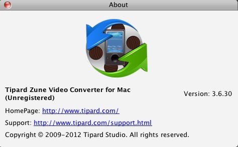 Tipard Zune Video Converter for Mac 4.2.12