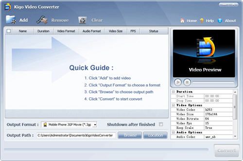 Kigo Video Converter 4.0.0