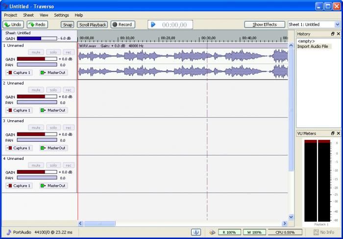 Traverso DAW 0.49.1 Build i386