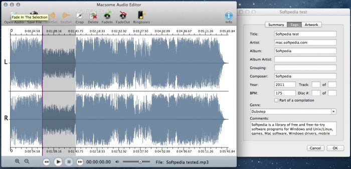 Macsome Audio Editor 1.1.0