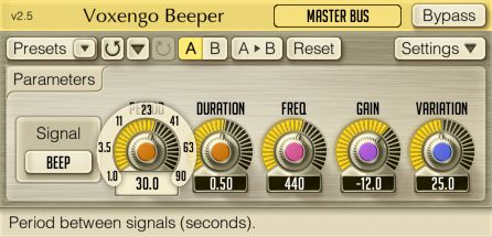 Voxengo Beeper(Unit) For Mac 2.7