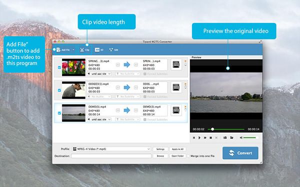 Tipard M2TS Converter for Mac 4.2.30