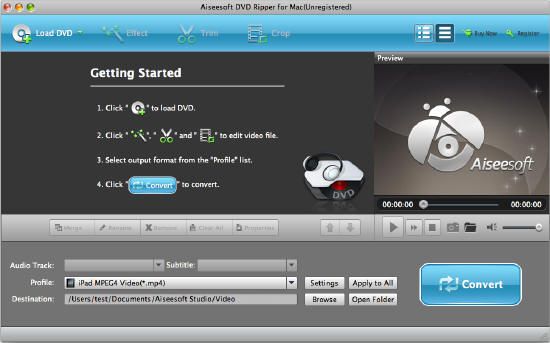 TOP DVD to AVI Converter for Mac 1.1.2.4