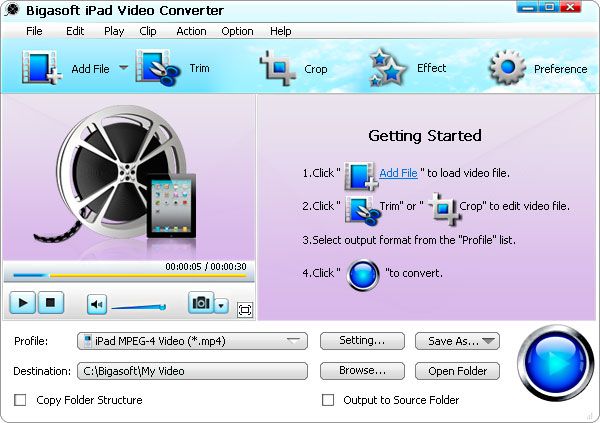 Bigasoft iPad Video Converter 3.5.2.4281