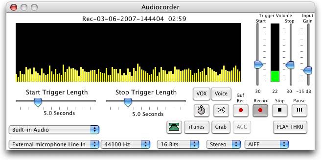 Audiocorder 5.4.1