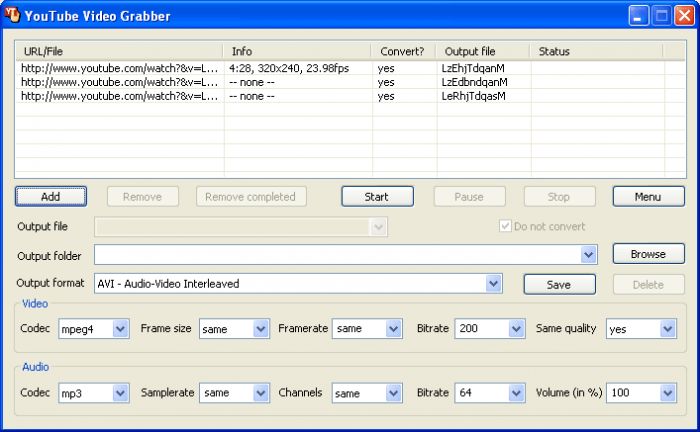 YouTube Video Grabber 2.1
