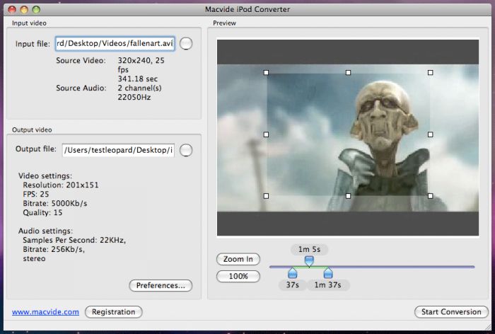 Macvide iPod Converter 3.2.7