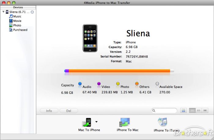 4Media iPhone to Mac Transfer 2.0.5