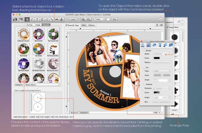 iWinSoft CD/DVD Label Maker 1.7.5