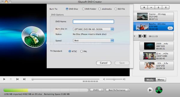 iSkysoft DVD Converter Ultimate for Mac 1.9.0.23