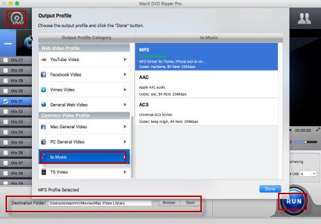 TOP DVD to MP3 Converter for Mac 1.1.6