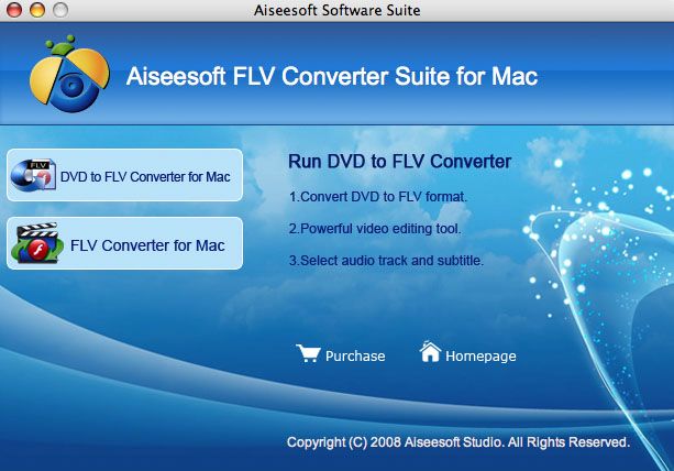 Aiseesoft FLV Converter Suite for Mac 5.0.46