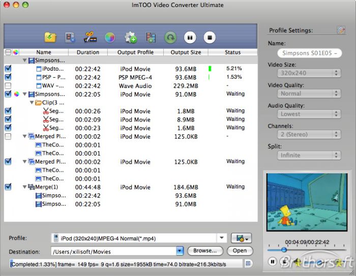 ImTOO Video Converter for Mac 5.0.71.0424