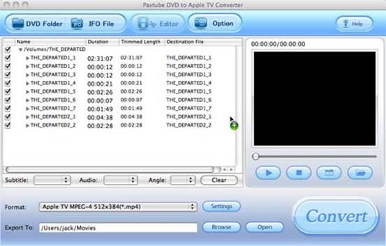 Pavtube DVD to Apple TV Converter for Mac 3.6.1.1783
