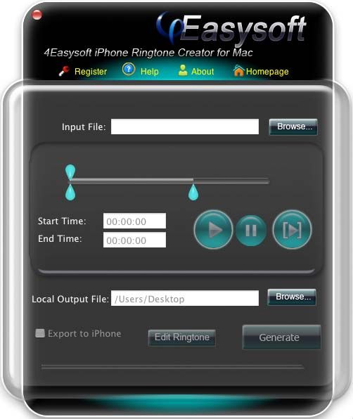 4Easysoft mac iPhone Ringtone Creator 3.1.16