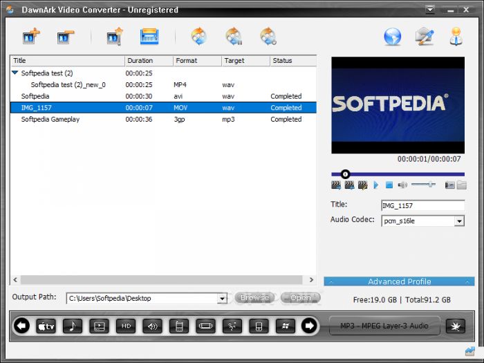 DawnArk Video Converter 1.0.24.1122