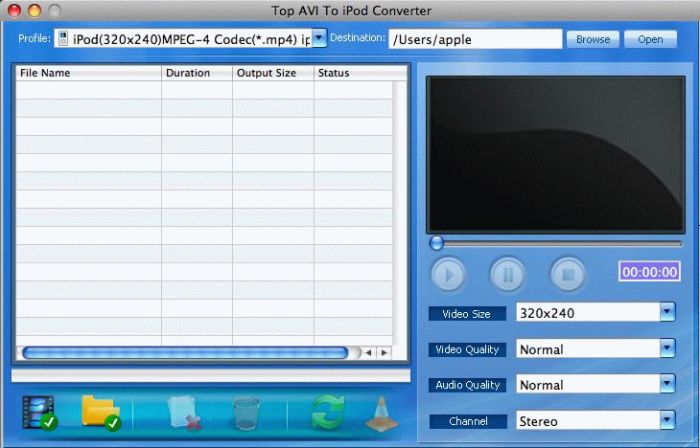 TOP AVI to iPod Converter for Mac 1.1.3