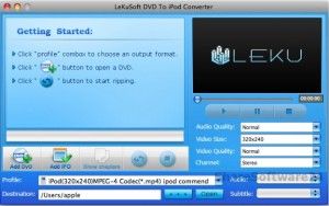 LeKusoft DVD to iPod Converter 1.10