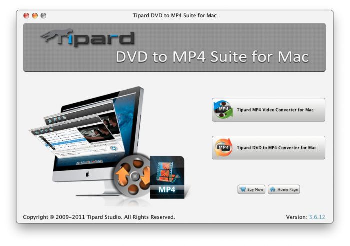 Tipard DVD to MP4 Suite for Mac 4.1.16