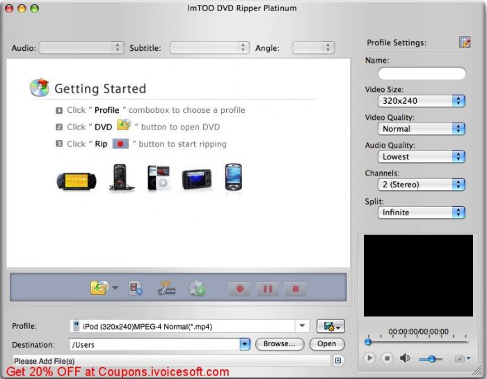 ImTOO DVD Ripper for Mac 5.0.71.0531