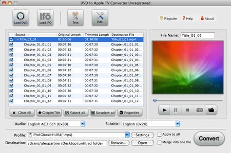 TOP DVD to Apple TV Converter for Mac 1.1.2