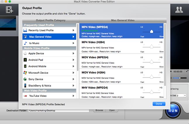 TOP MPEG To iPod Converter for Mac 1.1.3