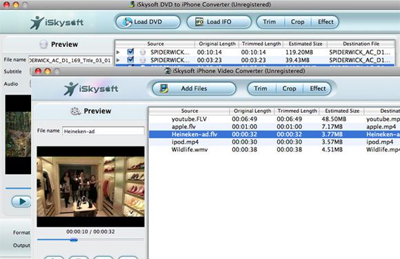 iSkysoft DVD to iPhone Suite for Mac 1.9.0.35