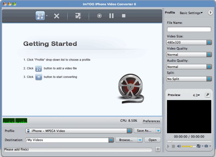 ImTOO iPod Video Converter for Mac 3.2.57.0220