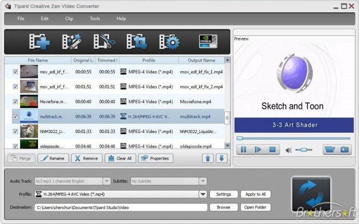 Tipard Creative Zen Video Converter for Mac 4.2.12
