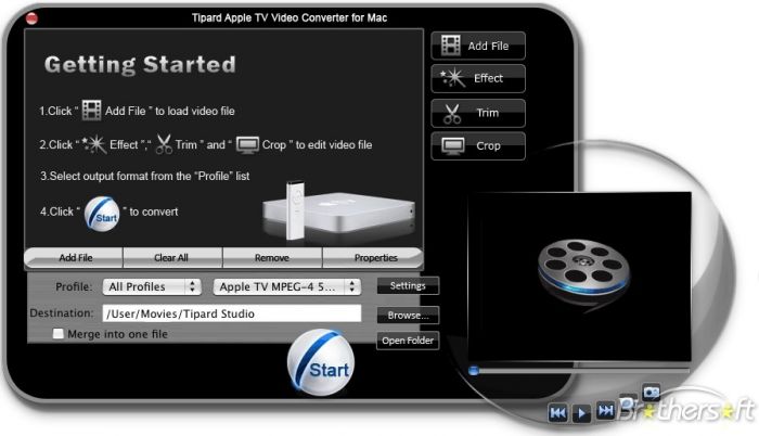 Tipard Apple TV Video Converter for Mac 4.2.12