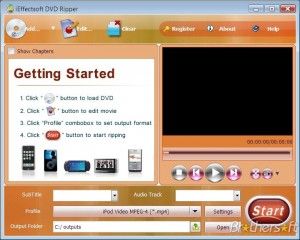 iEffectsoft DVD to AVI Ripper for Mac 2.0.3.10