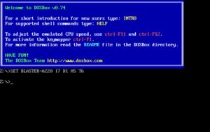 DOSBox 0.74
