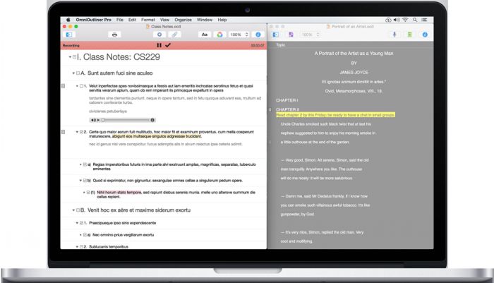 OmniOutliner 3.9.4 Beta 2