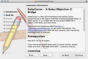 RubyCocoa For Mac 1.0.7