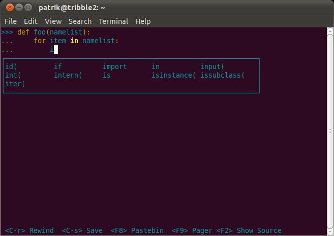 bpython 0.9.6.2