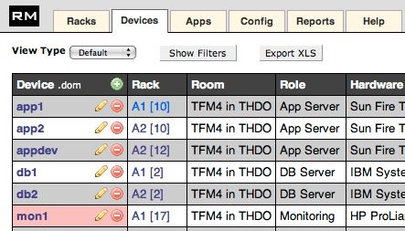 RackMonkey 1.2.5.1