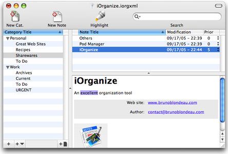 iOrganize 1.12b1